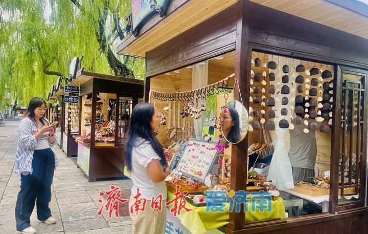 百花洲木屋商亭焕新回归