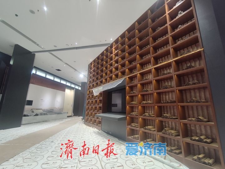 齐长城文化博物馆展雄姿 内部装修进入最后冲刺