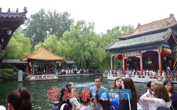 雨润泉城 趵突泉喷涌欢畅“水涌若轮”