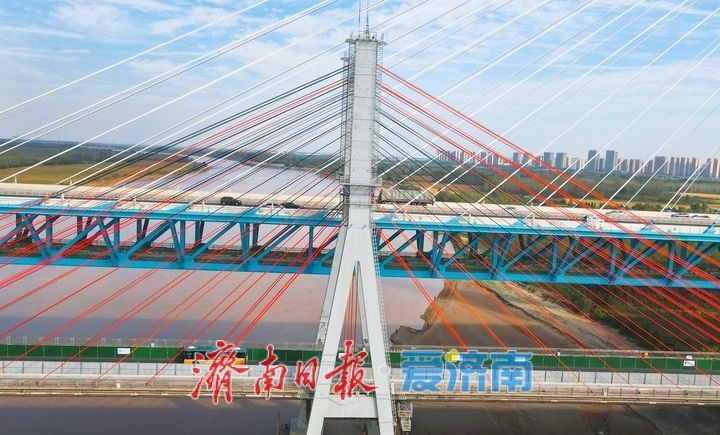 肌腱焕新，济南黄河大桥老桥耗损严重斜拉索更换完成