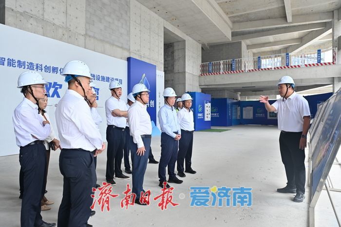 山东科创智能制造科创孵化产业园项目 主体结构喜迎封顶