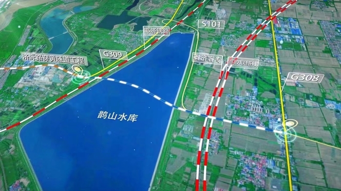 济南黄河济泺路北延工程隧道今日双线贯通