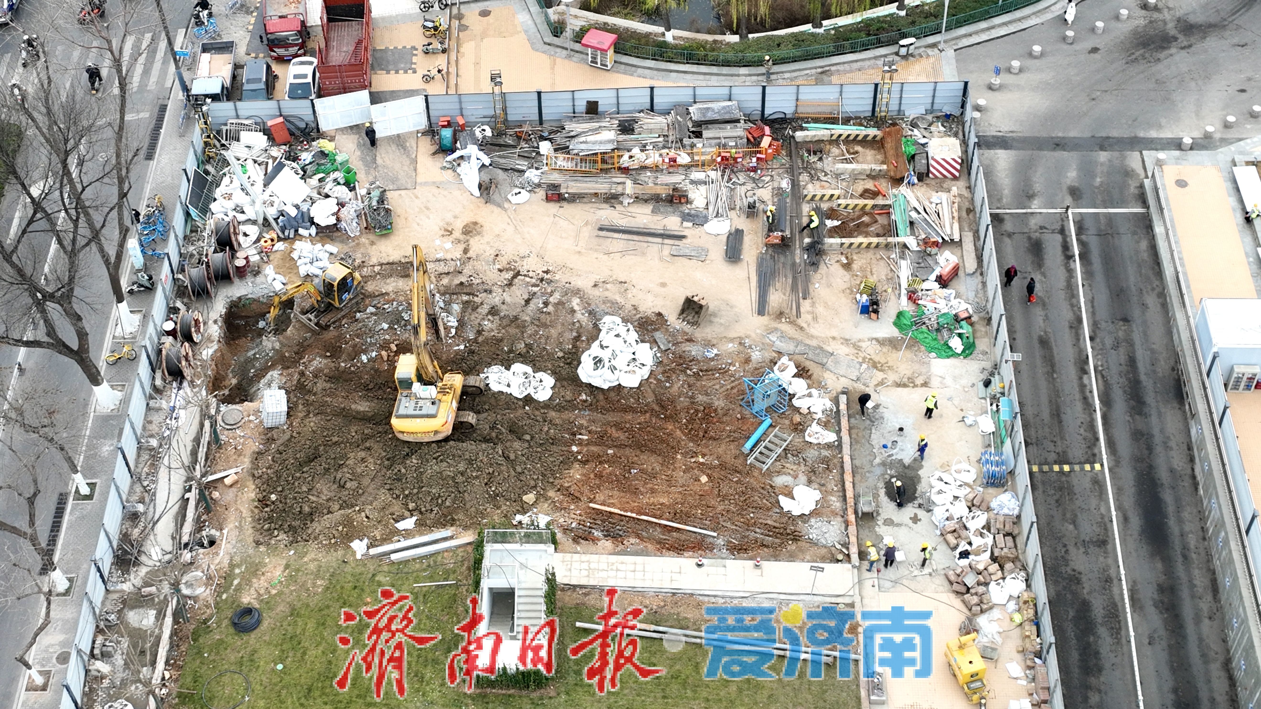 项目强省会｜济南泉城广场智慧停车场建设全面提速！建成后将有效疏解商圈停车压力