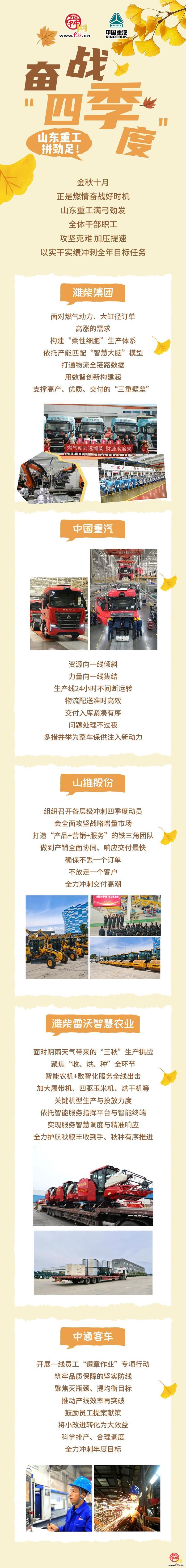奋战四季度，山东重工拼劲足！