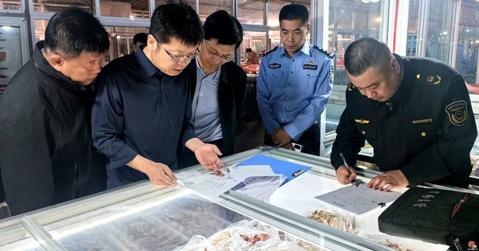 凌晨行动！济南市市场监管局联合多单位开展肉类批发市场专项检查