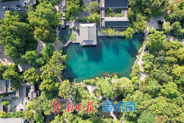 碧水如画，泉林入镜