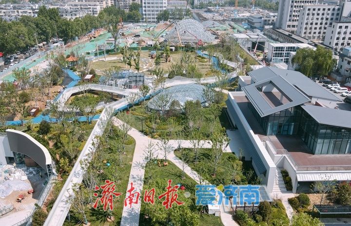 项目强省会｜济南槐苑文化体育公园项目地上公园计划上半年对外开放