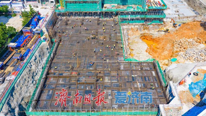 鸥玛数据产业园区项目主体结构封顶 助力济南数字科创产业升级