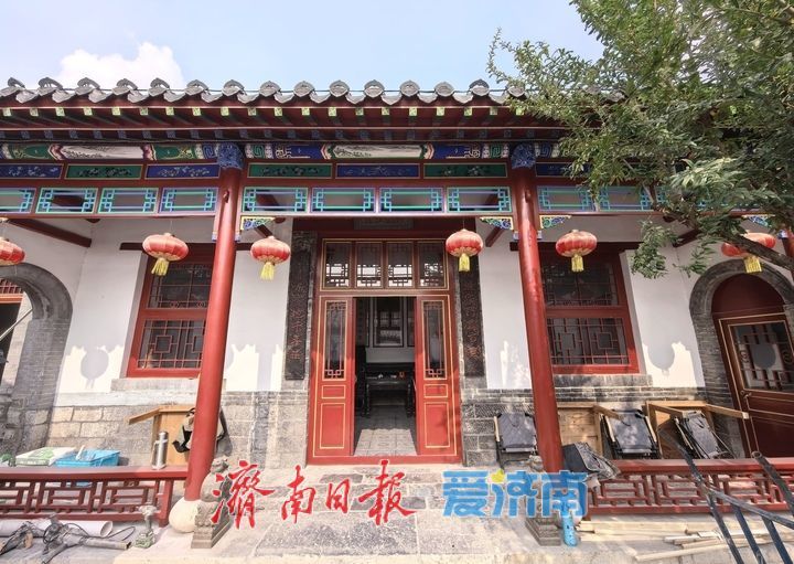 济南明末清初古院落修缮一新，数百年泉水依旧潺潺流淌