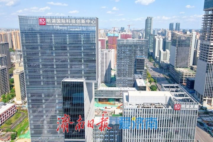 项目强省会｜济南中央商务区“北门户”挂牌展现新颜