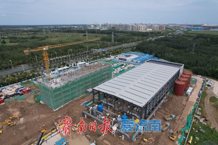 项目强省会｜“聊热入济”北线工程B4#中继泵站加快推进