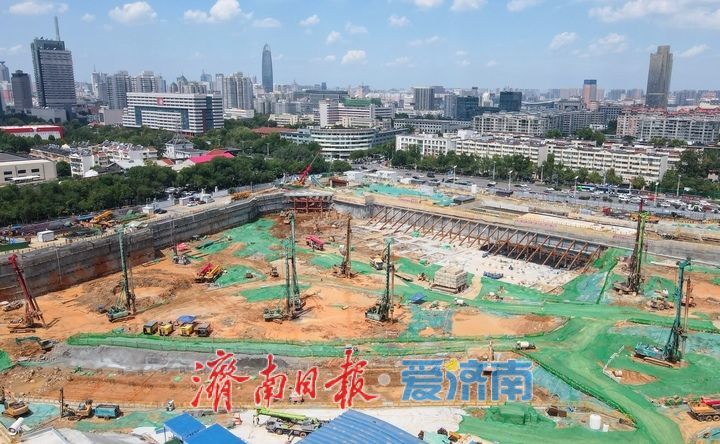 项目强省会｜济南首个轨道交通地下TOD综合体项目进入结构施工阶段