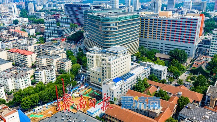 齐鲁医院医技综合楼开工建设 百年三甲再启扩容升级