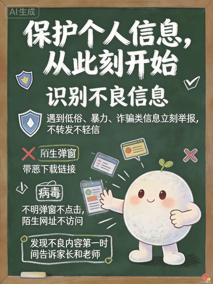 校园板报上新！保护个人信息从此刻开始