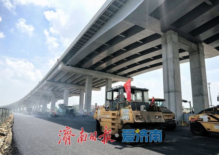 济南工业北路快速路东延项目冲刺10月建成通车