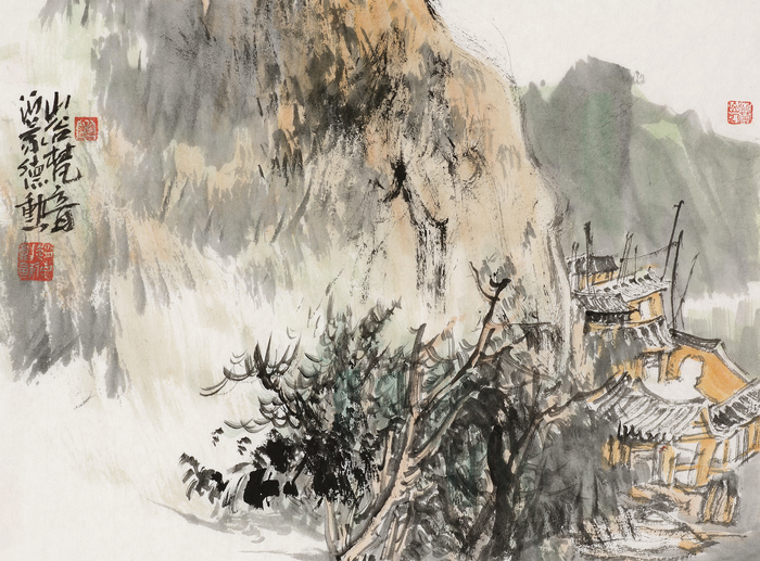 赵德勋山水小品｜传统法度融现代意蕴 笔简意浓写纸短情长