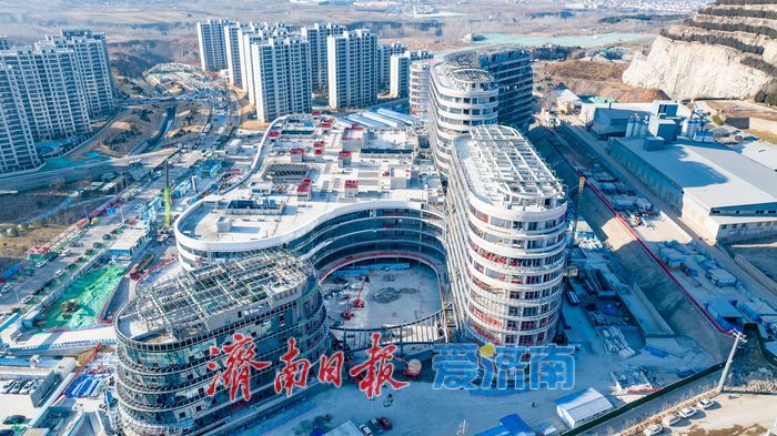 项目强省会｜济南市第一人民医院新院区外立面建设稳步推进 预计2027年竣工交付