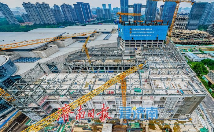 山东国际会展中心配套项目建设提速 西客站片区将添217米新地标