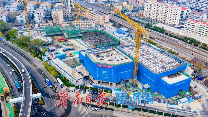 项目强省会｜济南角楼庄A地块项目轮廓初现 助力老城复兴