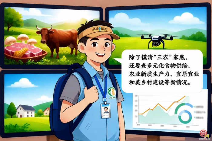漫画《“济小普”话“四农普”》第2期：这次普查“新”在哪？