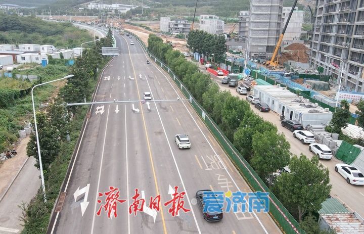 项目强省会｜打通东部城区主干道“断头路”，凤鸣路南端新建道路半幅开放通行