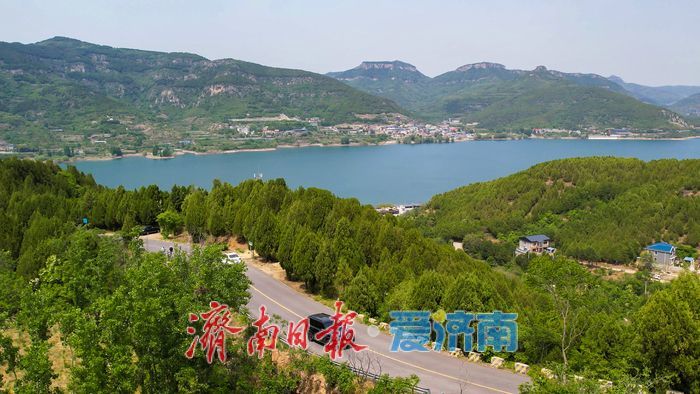 泉城生态持续向好，锦绣川水库盎然春意入画来