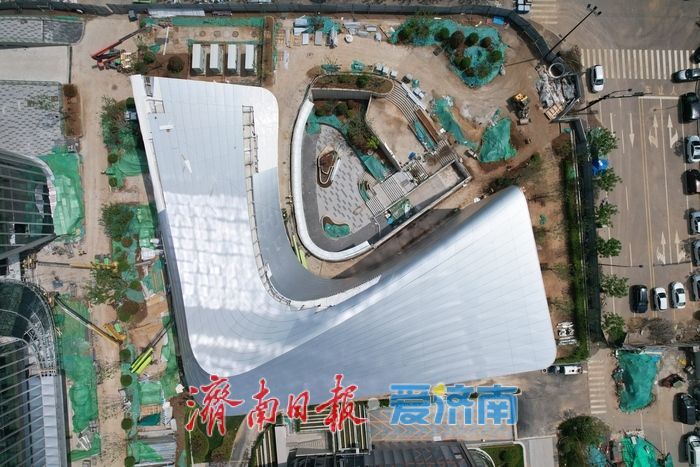 济南东部“L”型独特造型建筑尽显未来城市质感