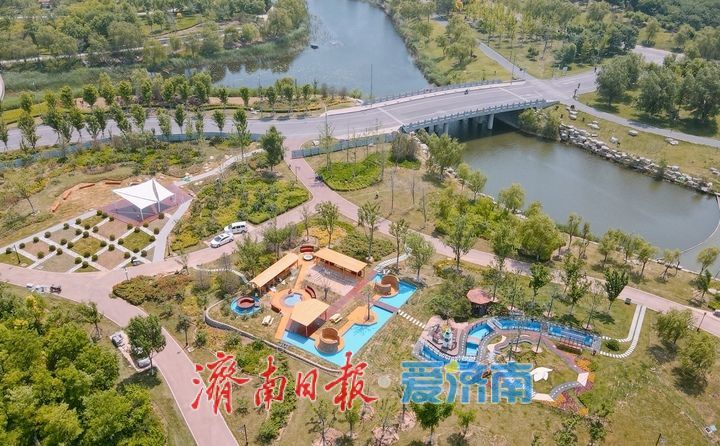 济南华山湖畔新添滨水亲子空间