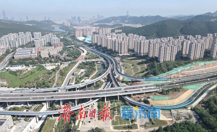 济南二环南路龙鼎立交新建匝道桥工程9月29日零时开放通行