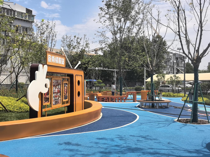 为回应群众“推门见绿、出门入园”的美好愿景 天桥区北坦市民公园正式对外开放