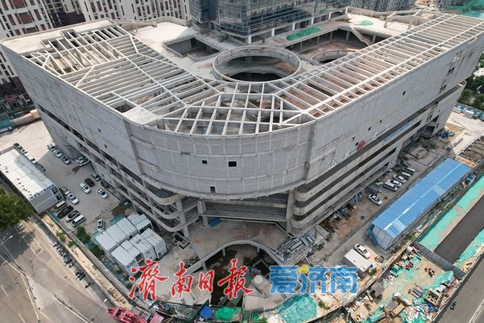 项目强省会｜济南壹合广场项目超高层建筑外立面施工接近尾声