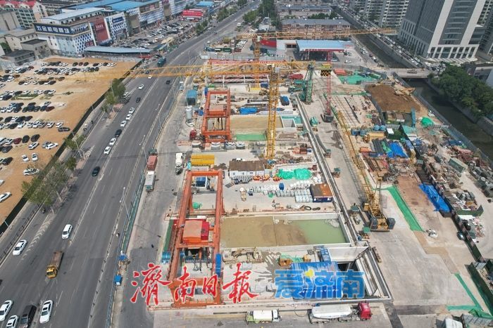 抢抓施工窗口期，济南轨道交通7号线建设驶入快车道