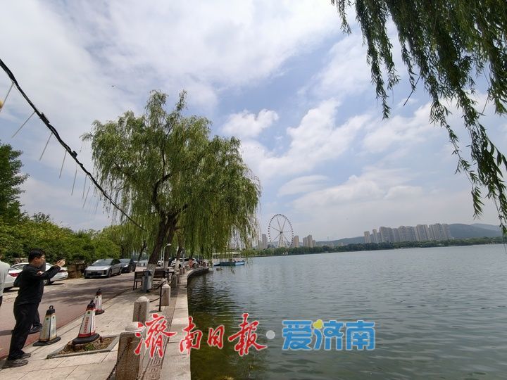 一年四季 泉在济南丨雨歇天晴 园博园绘就碧水云天画卷