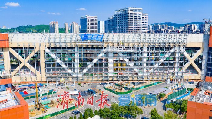 项目强省会｜山东开放大学高新校区改造工程外立面收尾 打造智慧终身教育新标杆