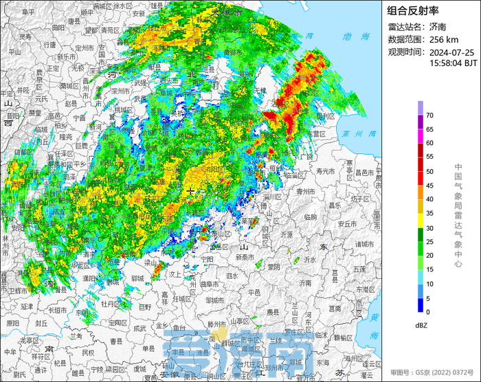 今夜济南中雨、局地暴雨，未来三天中到大雨“天天见”