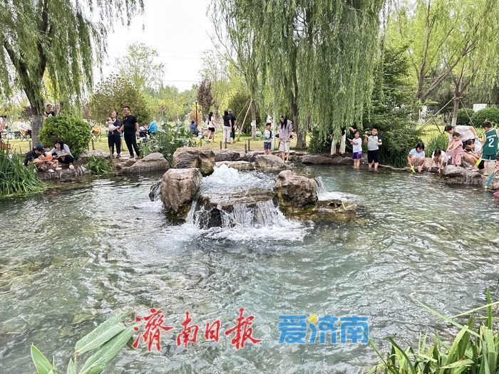 清泉潺潺，白泉公园好消夏
