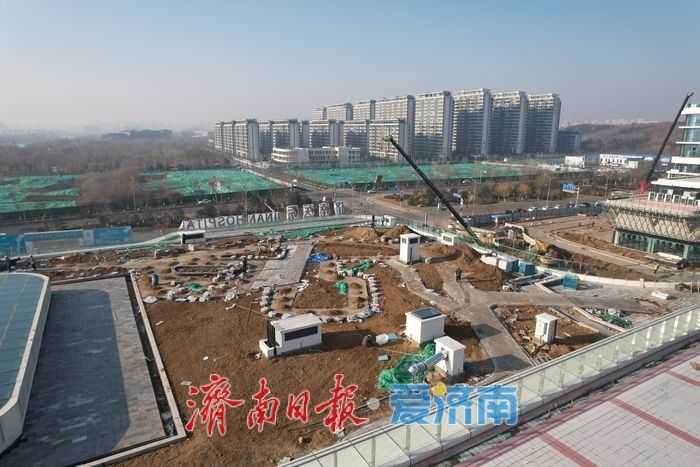 项目强省会｜济南医院迁建项目冲刺收尾，华山片区现代化医疗新地标雏形尽显
