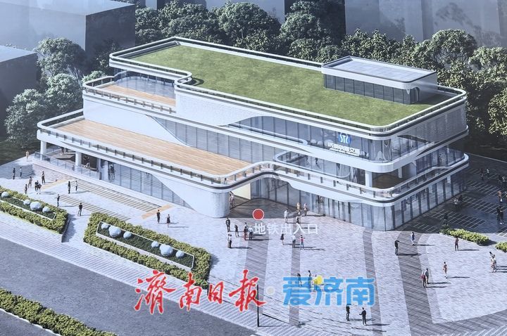 济南首个轨交地下TOD综合体项目立体商业空间亮相