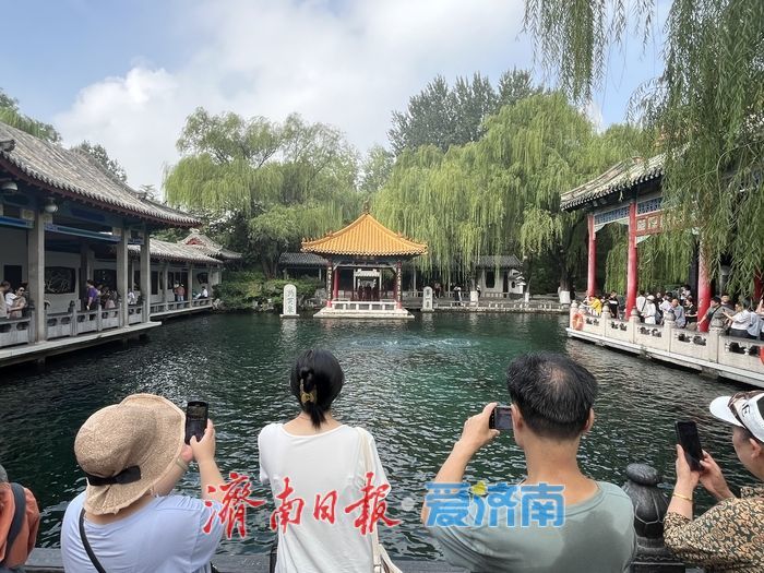 济南双泉“涨”声响起，“趵突腾空”盛景正当时