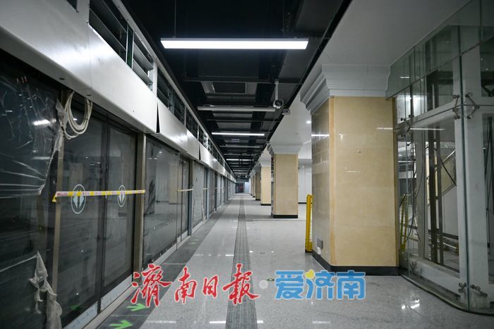 济南轨道交通6号线西市场站内景曝光 年底通车在望