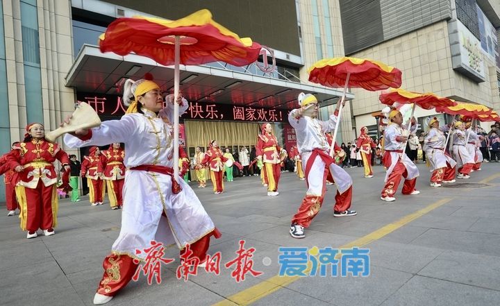 鼓子秧歌舞起来 济南“非遗版”春节年味浓