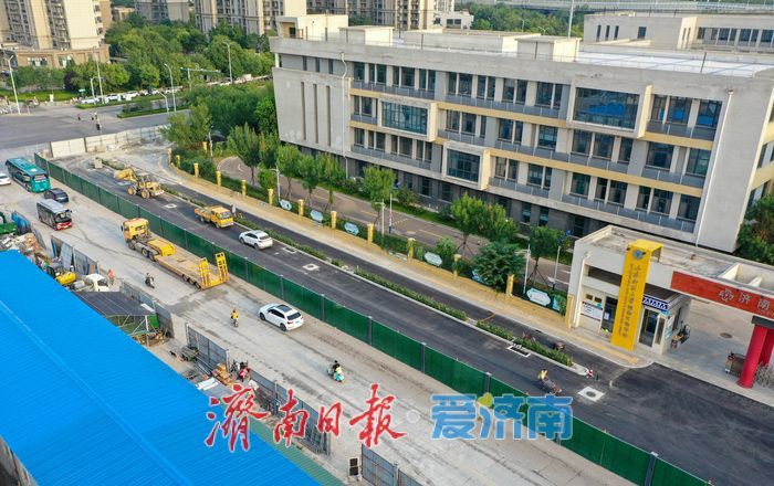 济南聊城路关键段半封闭施工，修通后周边居民出行大利好