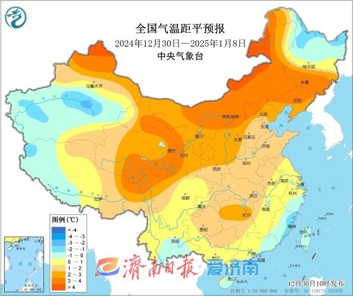 本周济南最高气温“满10减6”
