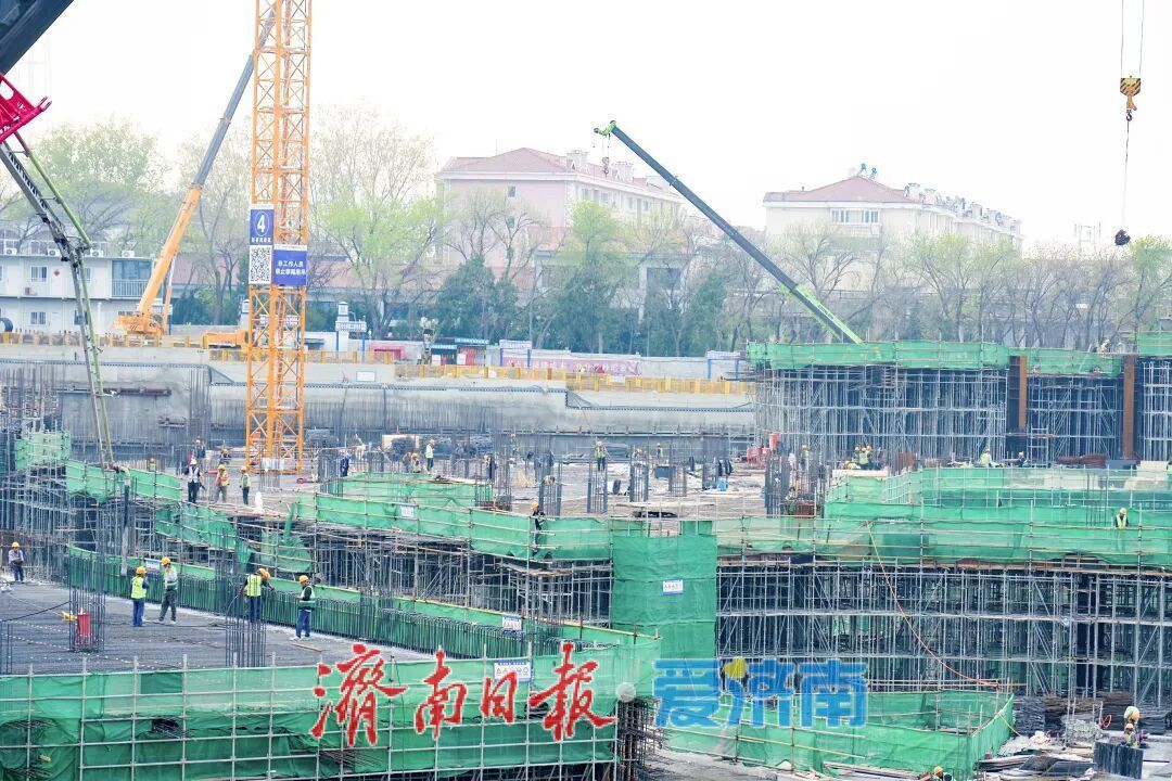 项目建设进入集中发力关键阶段！记者探营济南轨道交通4号线TOD项目