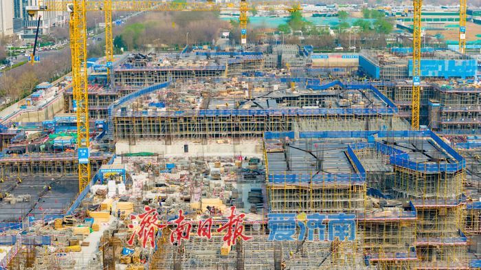 项目强省会｜山东最大第四代万达广场全面 “冲” 出地面 济南西城商业新地标加速崛起