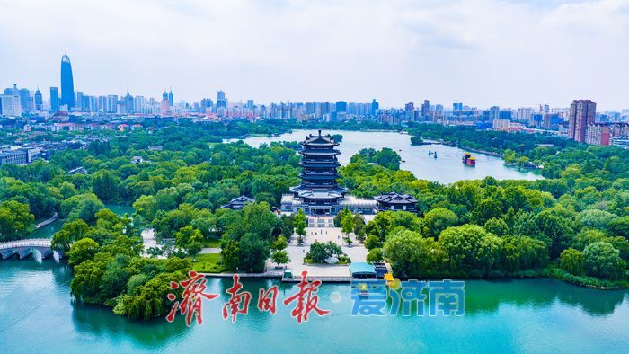 雨霁天晴景致醉人 大明湖解锁泉城初夏绝美风光