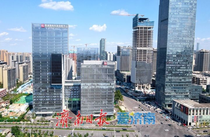 项目强省会｜济南中央商务区“北门户”挂牌展现新颜
