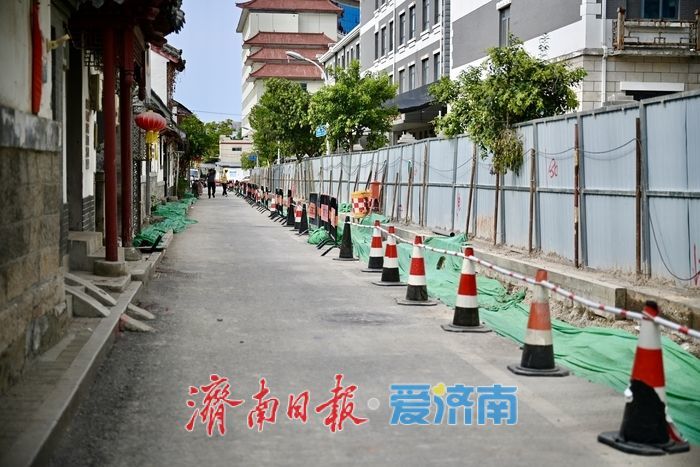 明府城片区更新再提速 鞭指巷道路提升工程有序推进