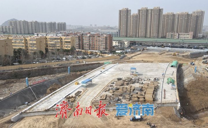 济南奥体西路北延工程即将下穿黄东联络线
