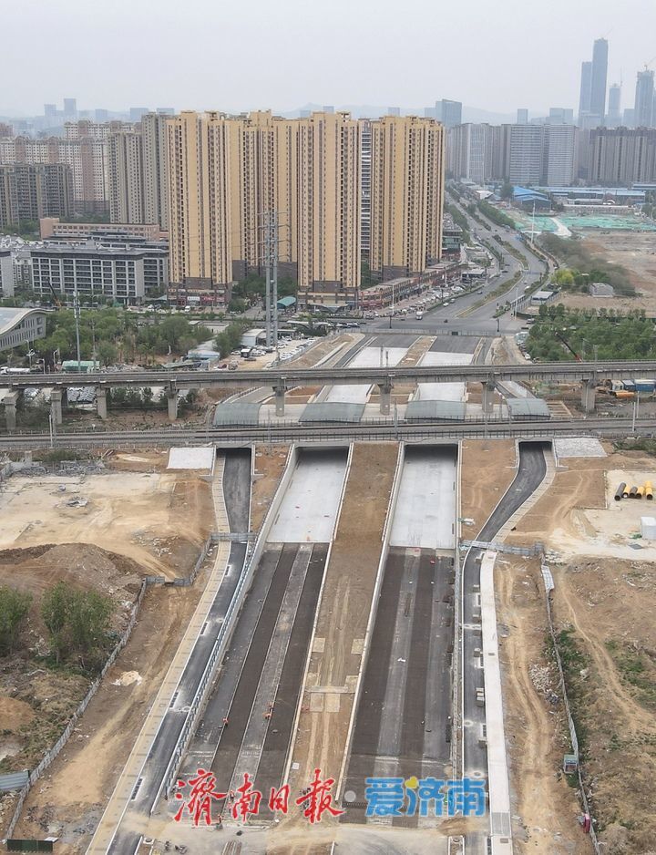 奥体西路北延工程刷新进度